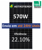 Energia Solar Geração 7.072 Kwh/Mês 104x570w