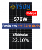 7.072 Kwh/Mês 104x570w