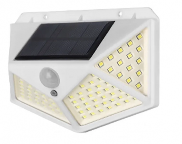 Luminária Solar 100 Led com Sensor de Presença Yata