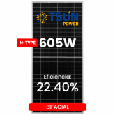 Energia Solar Geração 290 Kwh/Mês 4x605w