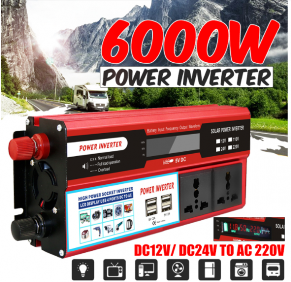 Inversor 6000w 12v 220v Senoidal Modificado